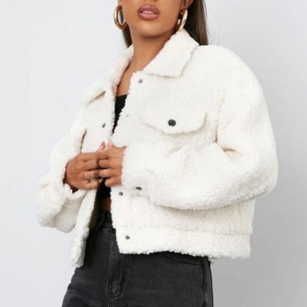 White Teddy Jacket